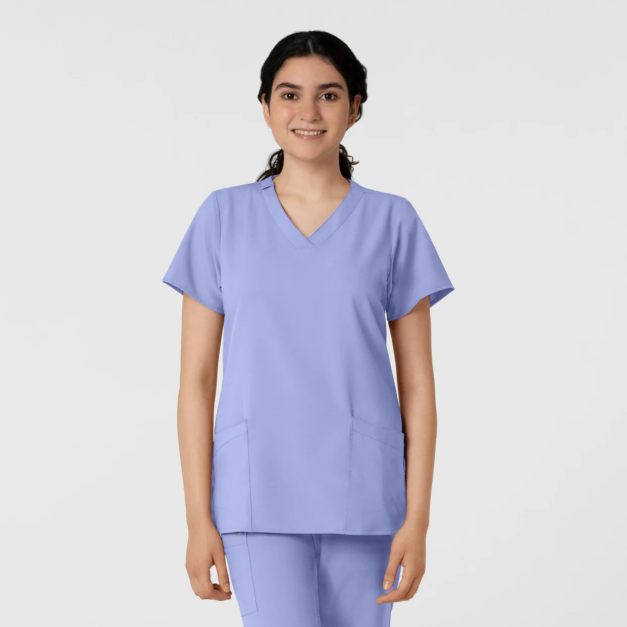 Scrub Set W123 Dama Color Ceil Blue, Talla Small