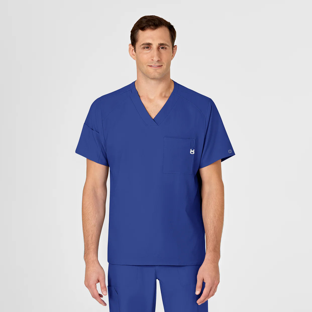 Scrub Set W123-Caballero Color Galaxy Blue, Talla LARGE