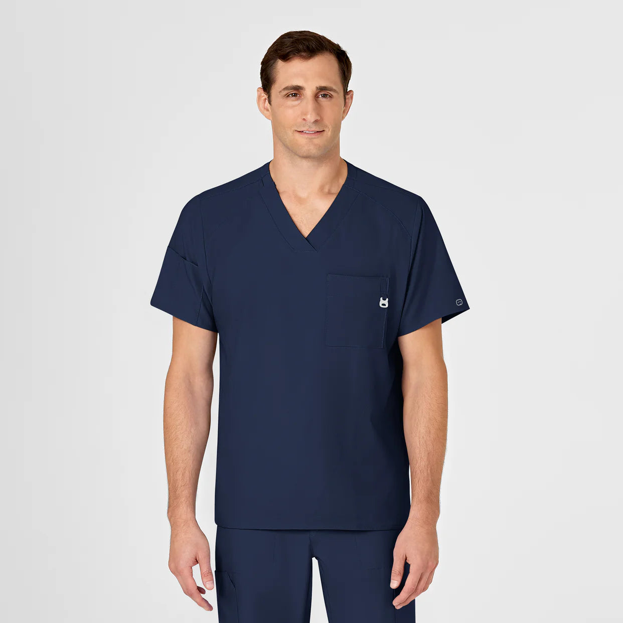 Scrub Set W123-Caballero Color Navy, Talla XL