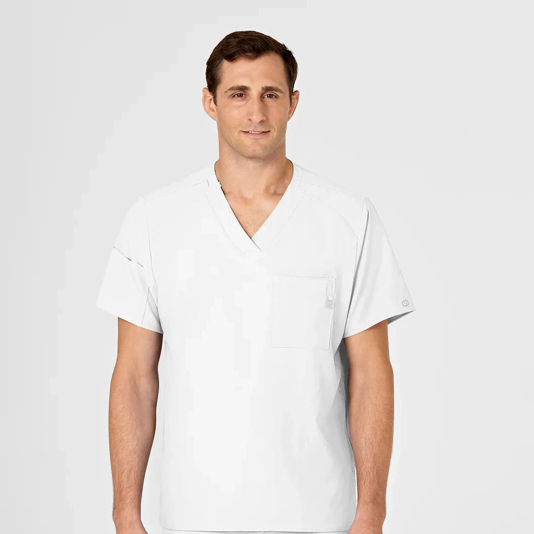 Camisa Wonder 123 Caballero Color White Blue Talla S