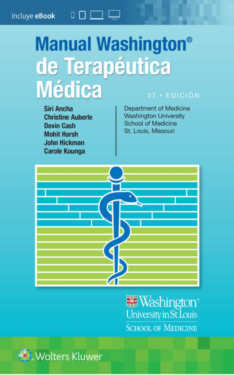 Manual Washington de terapéutica médica Ed 37