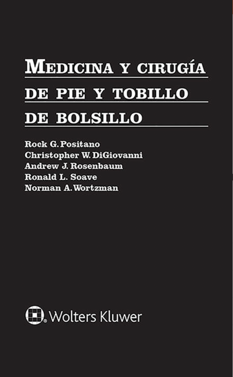 Medicina y cirugía de pie y tobillo de bolsillo