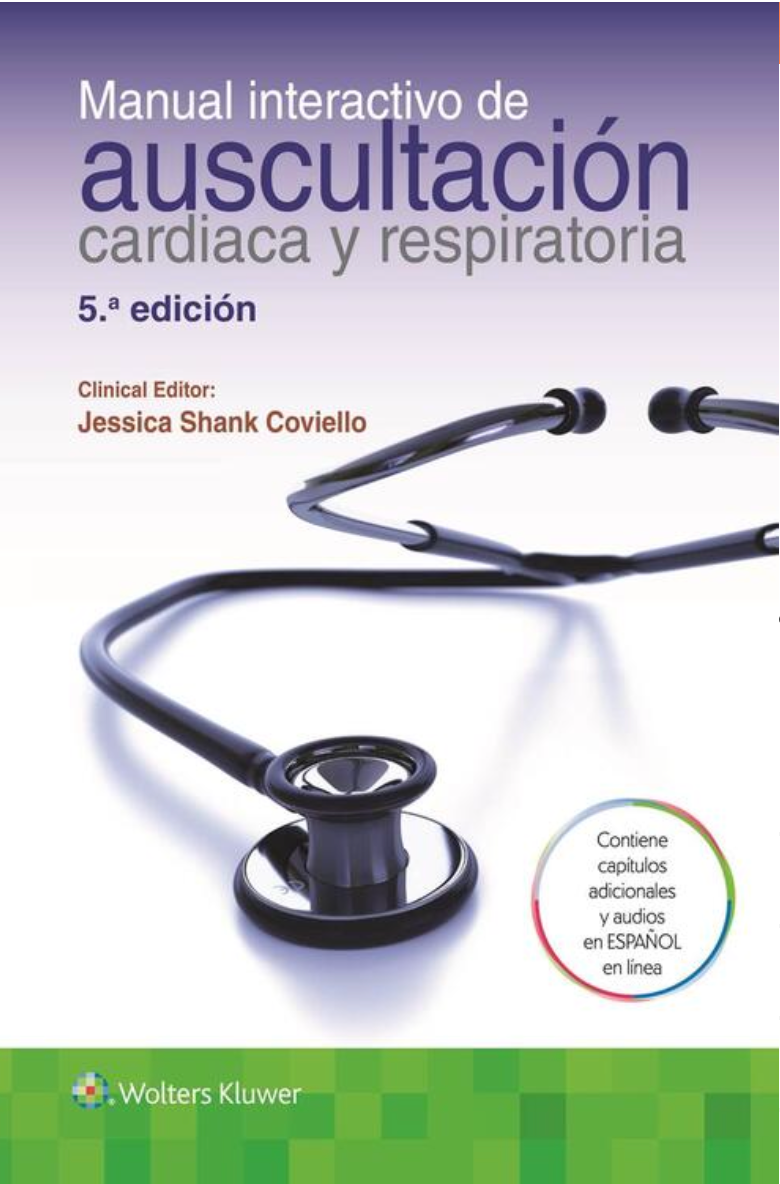 Manual interactivo de auscultación cardíaca y respiratoria