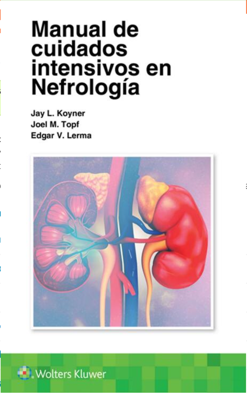 Manual de cuidados intensivos en nefrología