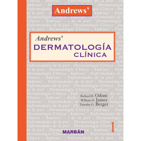 Libro Dermatología de Andrews TOMO 1 y 2